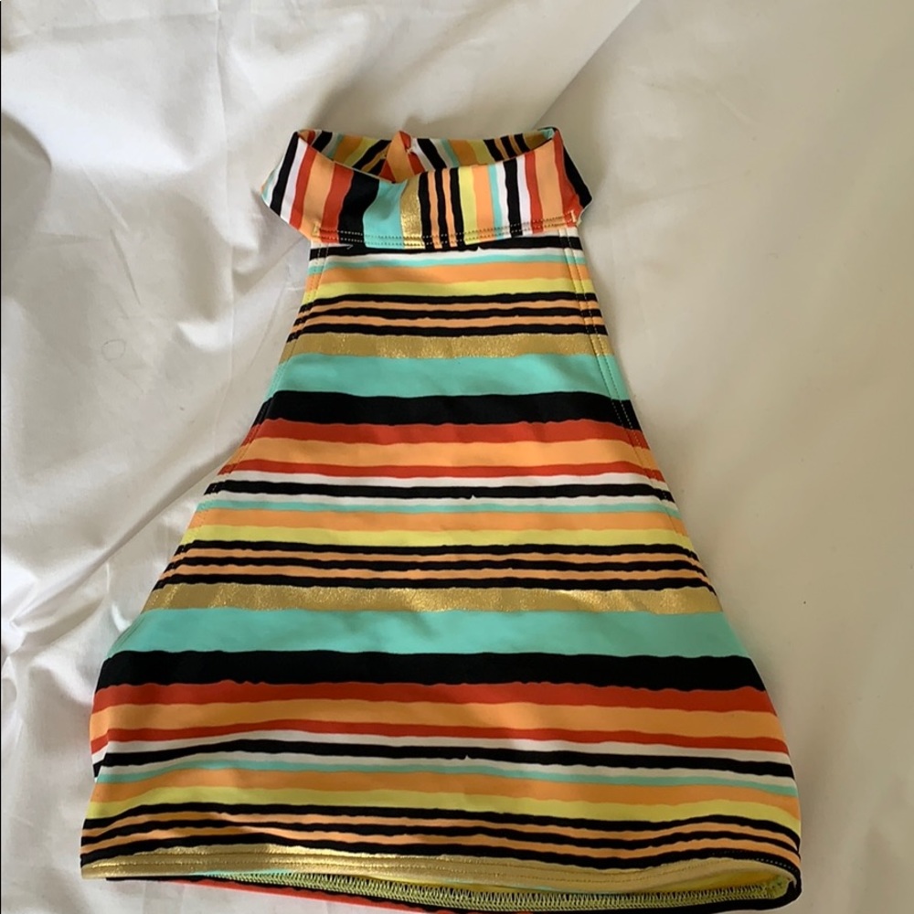 Halter neck swimsuit colorful